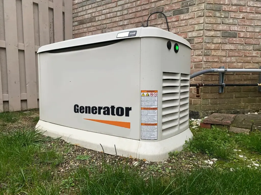 generator for emergency backup during power failure in FL